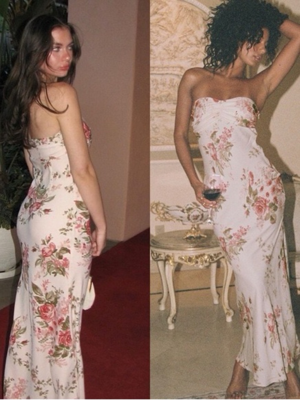 New Princess Polly Abeila
Floral Strapless Maxi Dress Sz
8 Fairy Ethereal Dainty